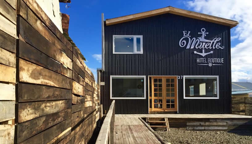 El Muelle Hotel Boutique  en Puerto Natales chile 